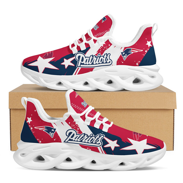 Women's New England Patriots Flex Control Sneakers 009